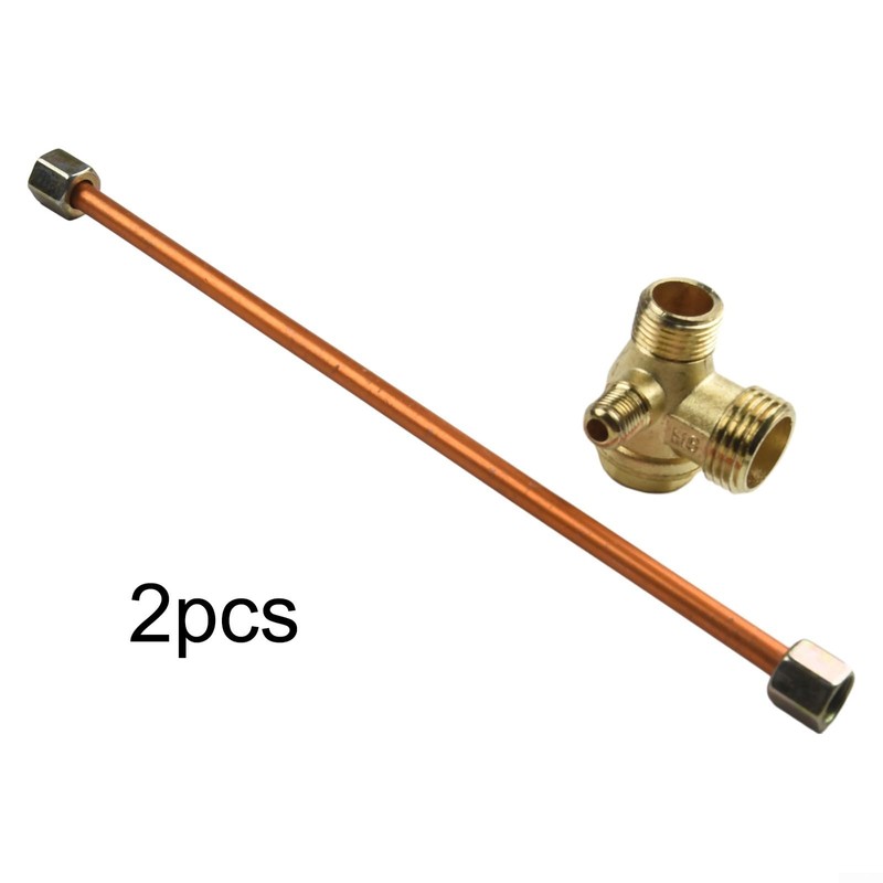 Air Compressor Check Valve and Hose, 200mm Exhaust Pipe with