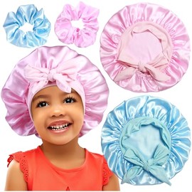 Heniho Gorros Satén Coleteros Niños Bonitos Pelo Niñas Que Duermen Rizado