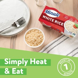 Vending 2 U Minute Ready to Serve White Rice, Quick and Easy Cups, 4.4 oz, 2 Ct - Pack of 3