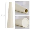 8 Inches Beige Ceramic Vase Single Stem Vase Small Bud