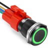 XINYIELE 16MM Latching 12V Push Button Switch On Off,Waterproof with
