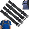 Pack of 2 Adjustable Chest Strap Backpack, Quick Release Backpack