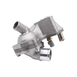 1 Set SHLPDFM Aluminum Metal Thermostat Housing Assembly With Sensor 2L2Z8592AA, 2L2Z8592BA Compatible with Ford Mustang Explorer Mercury Mountaineer 4.0L V6 2002-2010