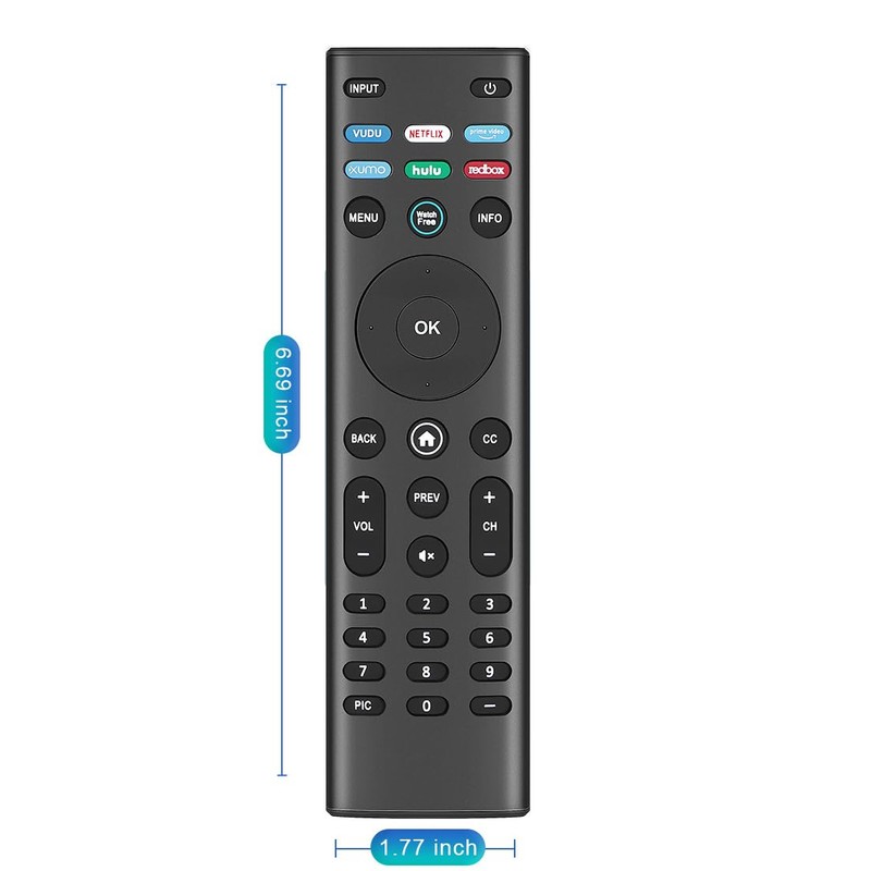 XRT140 Universal Remote Control for Smart TV Replacement Remote XRT136