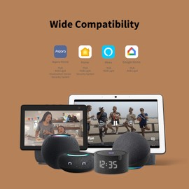 Aqara Hub M1S Gen 2, Smart Home Bridge for Alarm System (2.4 GHz Wi-Fi Required, Not Support Wi-Fi 6), Remote Monitor and Control, Home Automation, Supports Apple HomeKit, Alexa, Google and IFTTT