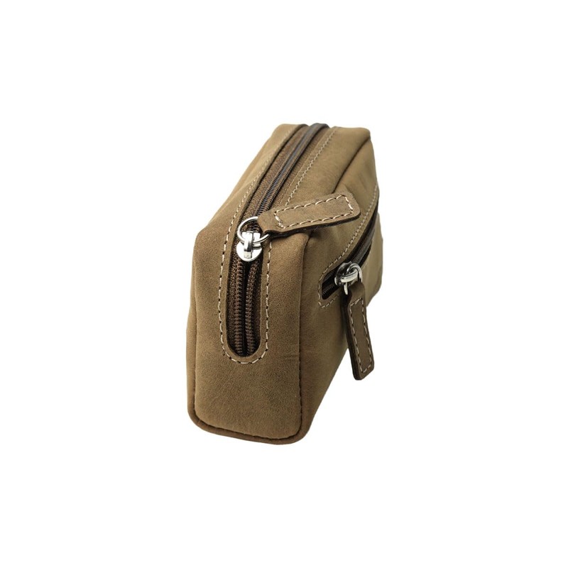 343 Key Pouch, Vintage Natural Brown