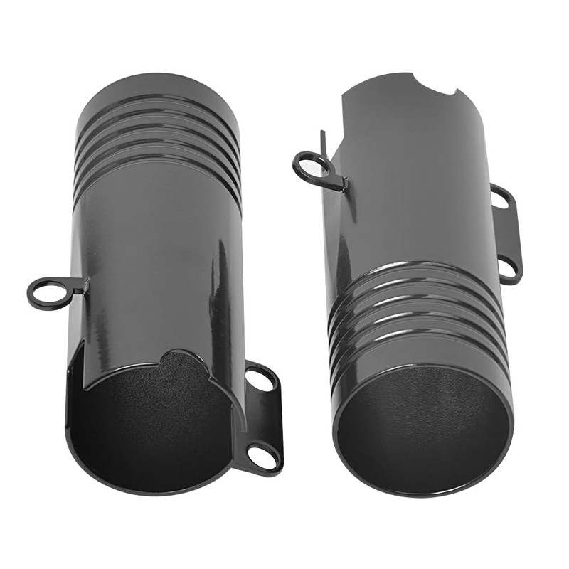 HIYOYO Motorcycle Front Lower Fork Tube Covers Set Fit for