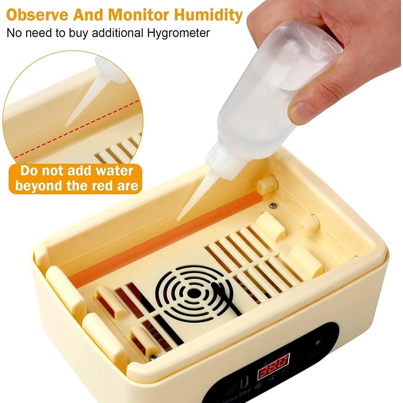Chicken Egg Incubator, Automatic Egg Hatching Incubator,4-6 Mini Eggs Poultry