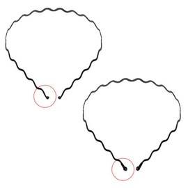 Unisex Face Wash (Wire Headband Type A) Wave Hairband Men Women / 남여공용 세안 세수 (철사 머리띠 A타입) 웨이브 헤어밴드 남자 여자