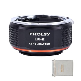 PHOLSY Lens Adapter Compatible with Leica R Lens to Sony E Camera Body Adapter for Sony Alpha a7 a6000 a6300 a6500 a5000 a5100 NEX 7/6/5, NEX 5N 3N, a9 ii, a7S iii ii, a7R v iv iii ii, a7C