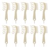 10pcs Z Shaped Wide Tooth Comb Stylish Portable Double Sided