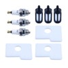 Gubeter Air Fuel Filter Spark Plug Tune Up Kit for