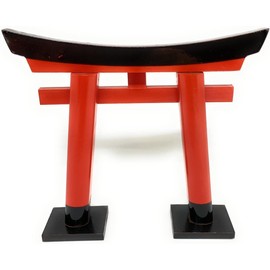 Genique Shinto Shrine KAMIDANA Small l Red Torii Gate Straight Legs from Japan, Made in Japan (Small)