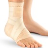 WHCOOL Flat Knitting Ankle Brace For Women&Men, 7-Zone Dynamic Compression
