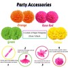 ZERODECO Fiesta Party Decoration, Paper Pompom Hanging Fans for Mexican