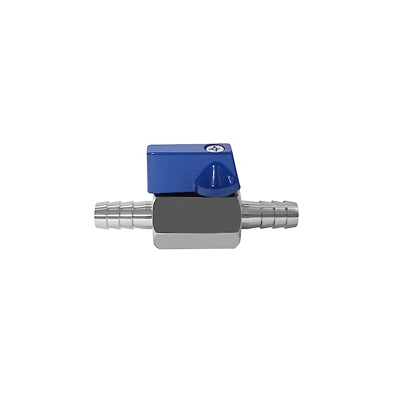 Beduan 3/8" Hose ID Barb Ball Valve 316 Stainless Steel
