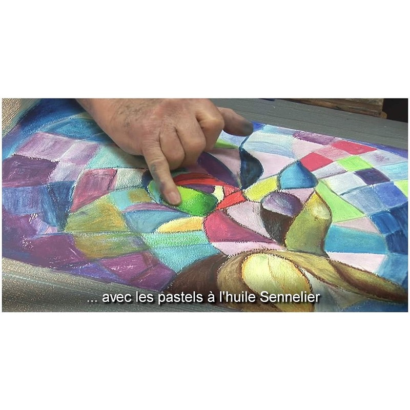 Sennelier Oil Pastels 6 Colours Seascape & Mini Tweezers