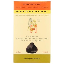 Naturcolor Tinte para cabello – Bardana ligera, 4 onzas (5N)