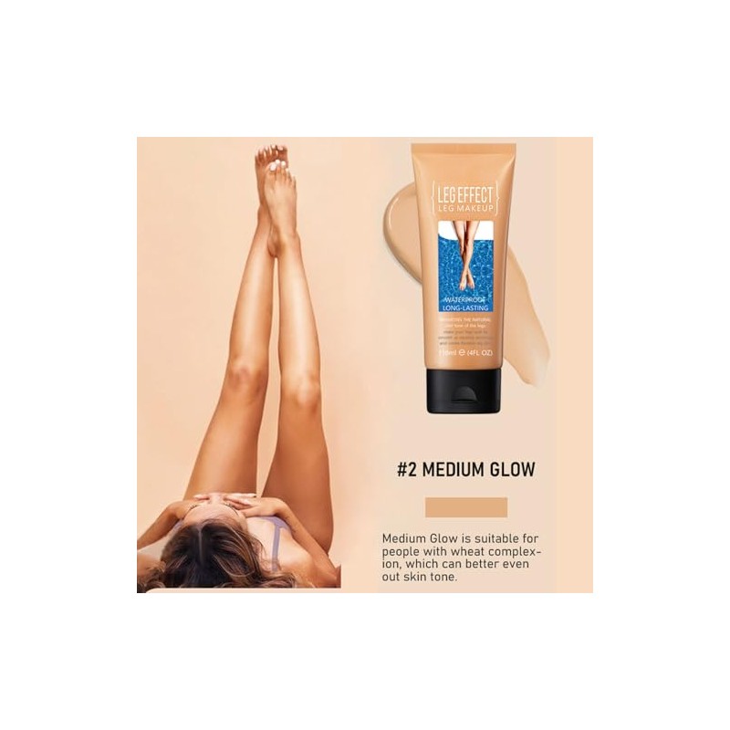 Maquillaje Piernas Cuerpo Base Perfeccionar Piel Corrector Arañas Vasculares