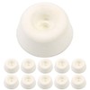 10x White Rubber Toilet Seat 19mm Buffer Pads
