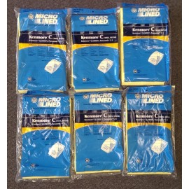 DVC 60 Sears Kenmore C & Q Panasonic C-5 5055 50557 50558 Canistor Vacuum Bags