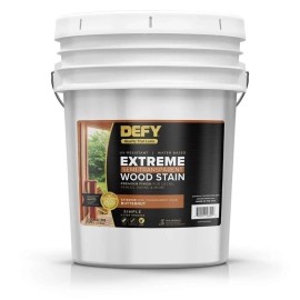 SaverSystems DEFY Extreme 1 Gallon Semi-Transparent Exterior Wood Stain, Driftwood Gray