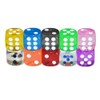 SmartDealsPro 10-Pack D6 Six Sided 16mm Transparent Dice Die for