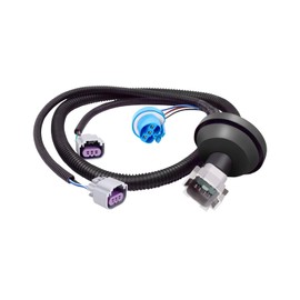 1-34267,61A3002-0474 Headlight Wiring Harness Fits for Peterbilt 386 (2005-2015) & 387 (1999-2010) & 382 (2007-2018) & 384 (2007-2014),Headlight Harness with Fully Insulated 16 Gauge Wires -Black