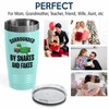 Snake Lovers Teal Edition Viking Tumbler 20oz - Surrounded by