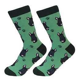 Scottie Socks - Fun Unisex Socks - Crazy Pet Lover - Novelty Socks Funny Gifts for Dog Lovers - Cute Dog Pattern - Casual Crew Socks - One Size Fits most