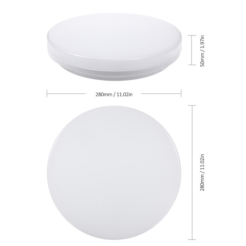 [通拓商品]Tomshine 100-265V 24W LED Ceiling Light IP65 Water-resistant 4000k Natural