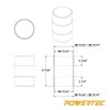 POWERTEC 70123 4-Inch Dust Hose Connector w/Quick Connect Splice Adapter,