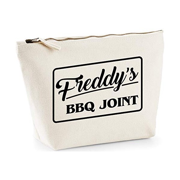 Hippowarehouse Freddy's BBQ joint printed make up cosmetic wash bag