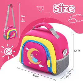 TATAVR Carry Bag Compatible with Toniebox Starter Set and Tonies Figures, Children's Toy Storage Case with Handle and Shoulder Strap for Tonies Box, Removable Bag for Toniebox Accessories