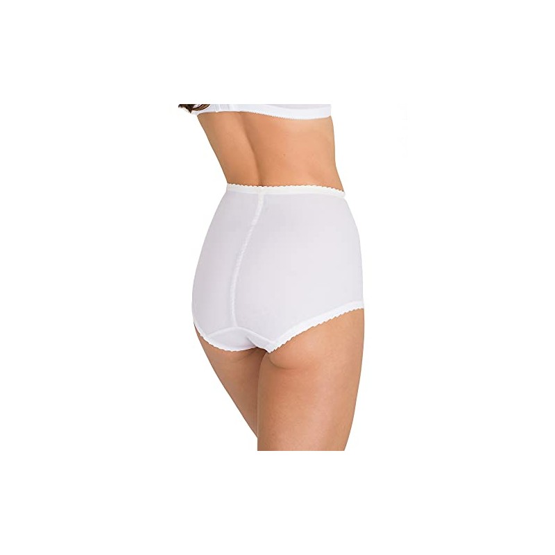Playtex Womens I Can't Believe It's Girdle Brief Shapewear, White,