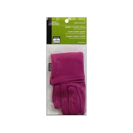 Dritz Longarm Quilter's Comfort Gloves Size Large