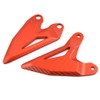 LEDISHUN Foot Peg Heel Plate Guard Protector Foot Pegs for