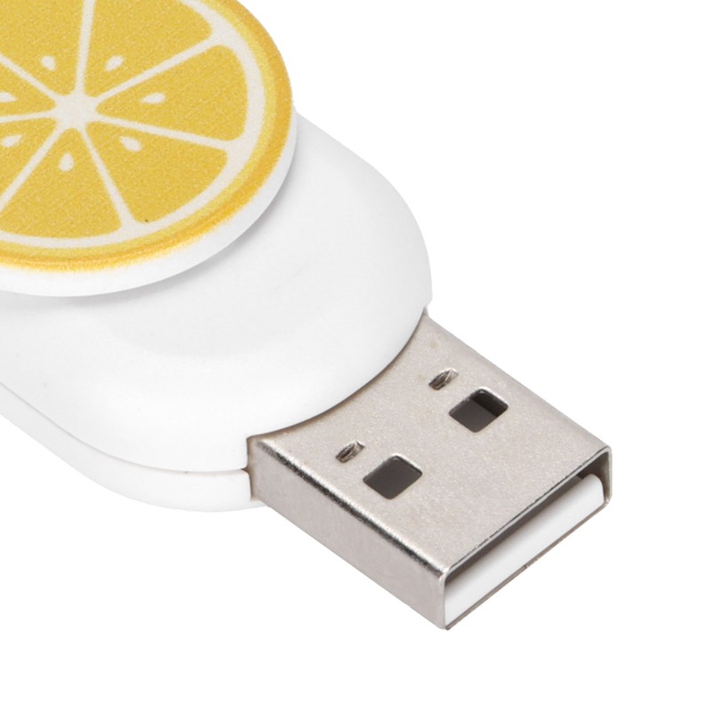 USB Flash Drive Innovative Lemon Shape Portable Durable Stable Moistureproof
