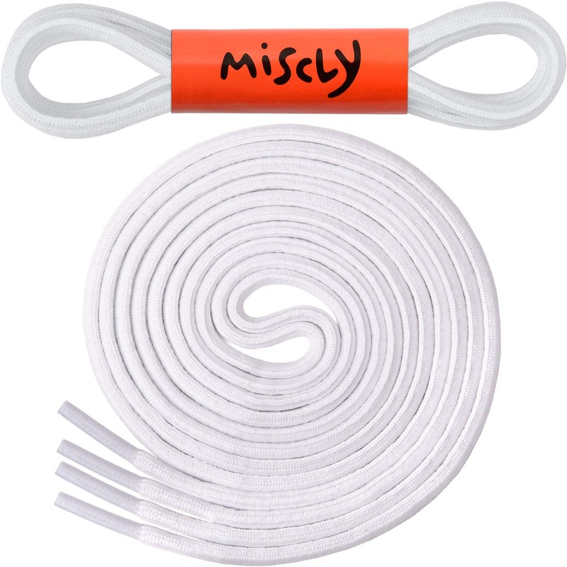 Miscly 3 Pairs Oval Elastic Shoelaces – Oval Stretch Shoe