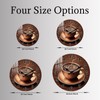 Tomopetime Kitchen Wall-Clocks for Farmhouse Deco - Coffee Cup Clock