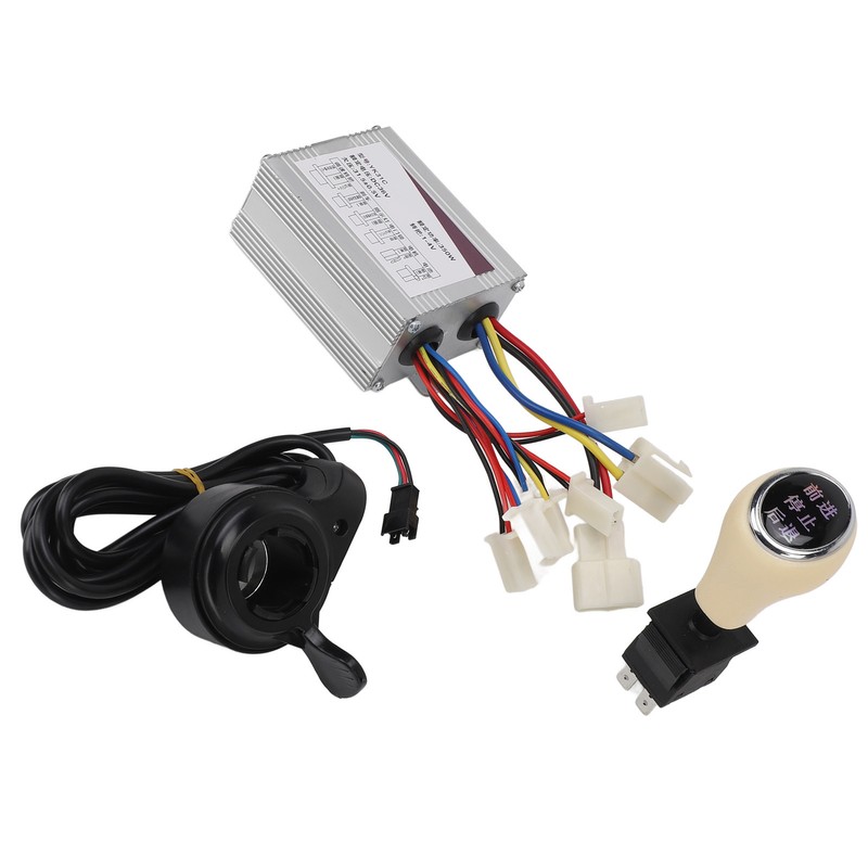 36V 350W Electric Bike Controller Set with Thumb Grip Forward