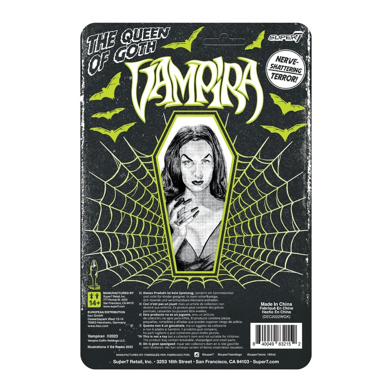 Super7 Vampira Dark Goddess of Horror - 3.75" Vampira Action