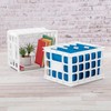 Sterilite Storage Crate, Stackable Plastic Bin Open Basket with Handles,