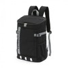 Insulated cold bag, internal waterproof fabric backpack, camping, hiking, car camping, picnic, delivery food bag, 22L Gray