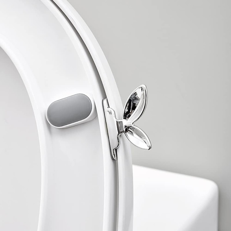 2Pcs Toilet Seat Handle - Avoid Touching Lid, Fashionable Bathroom