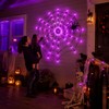 Halloween Spider Web LED Light for Party Décor – Purple