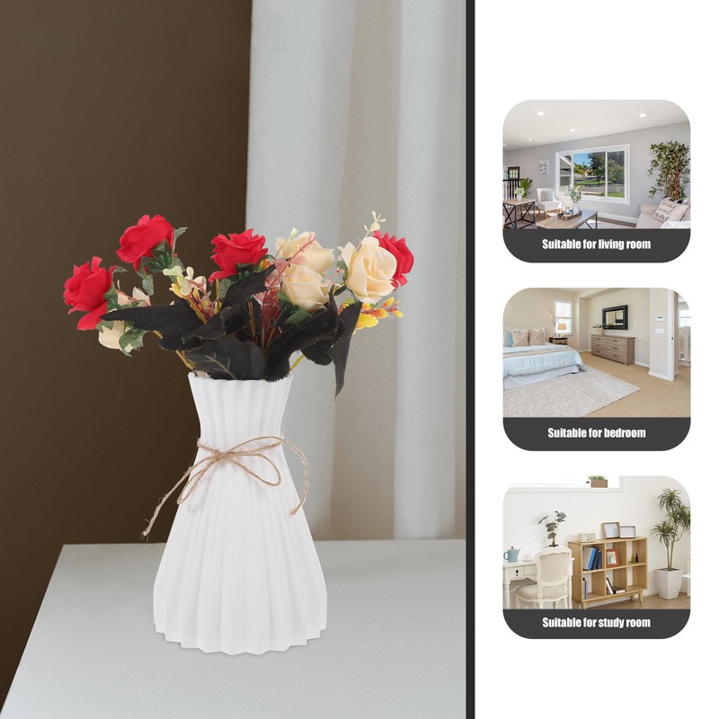 Cabilock Hydroponic Flower Vase Table Centerpiece Container for Artificial and
