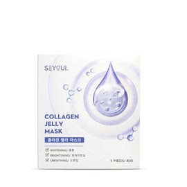 SEYOUL Pro+ Jelly Mask, Mascarilla Hydrogel Overnight con Colágeno de Bajo Peso Molecular, Hidratación Profunda y Glow