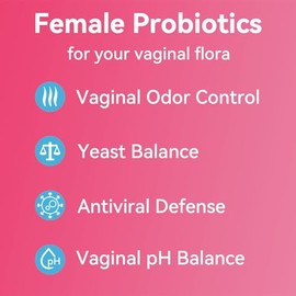 Vevoec Vevoec Gynable Vaginal Probiotics for Womem,Female Probiotic for pH Balance with Lactobacillus 5 Billion CFU Probiotics Blend,Selenium-Vitamin D3,Promote Healthy Vaginal Odor & Vaginal Flora,60 Count