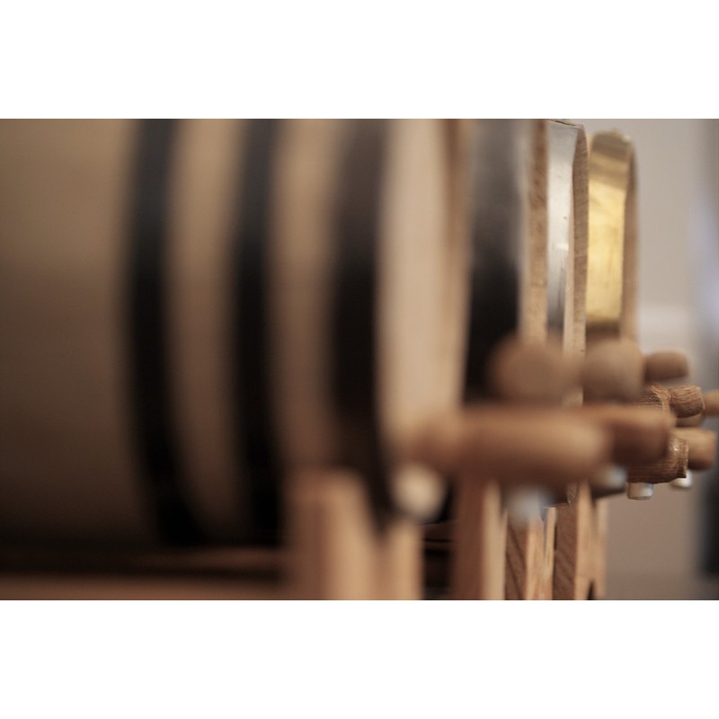 American Oak Barrel - Galvanized Steel Hoops - 5 liters